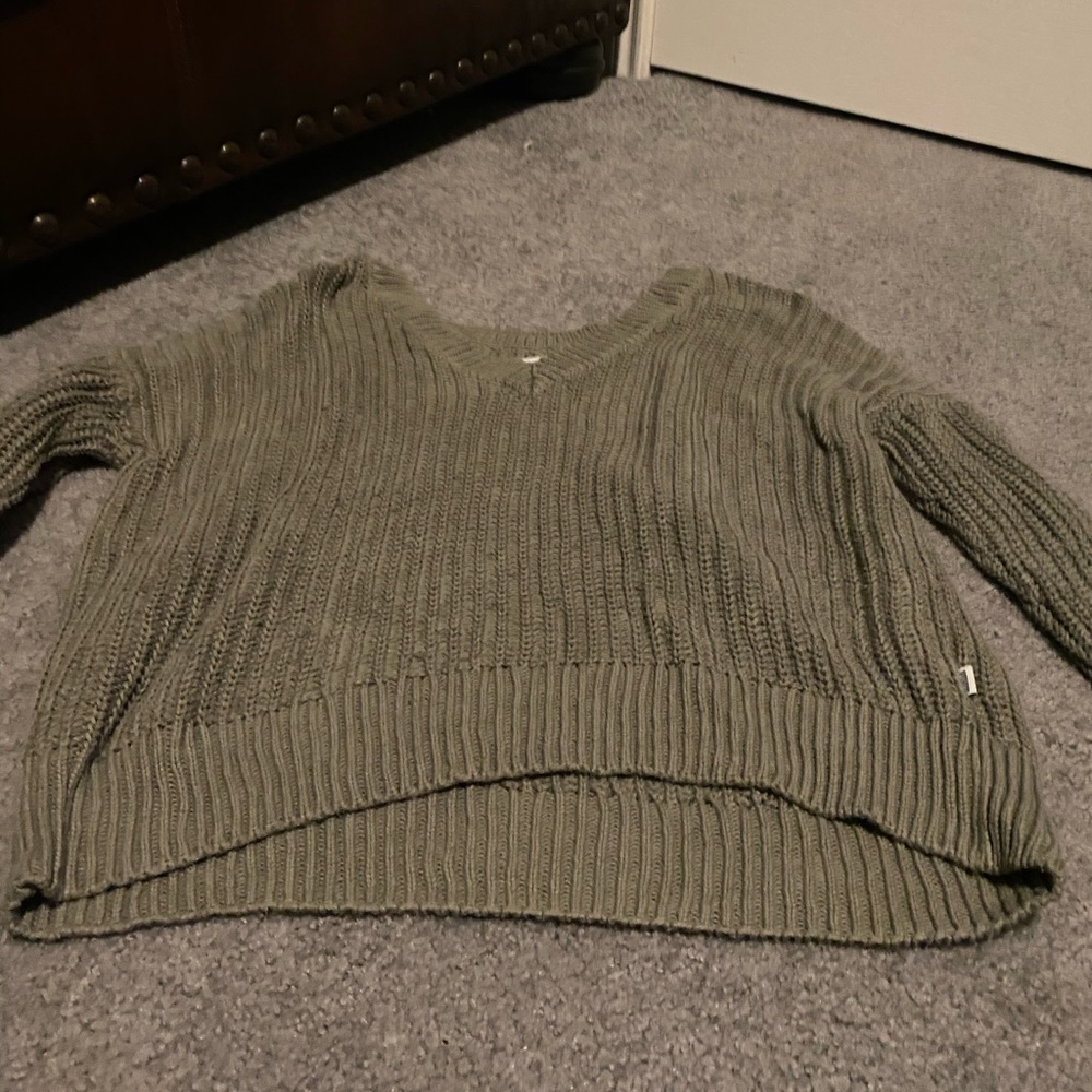 Green sweater